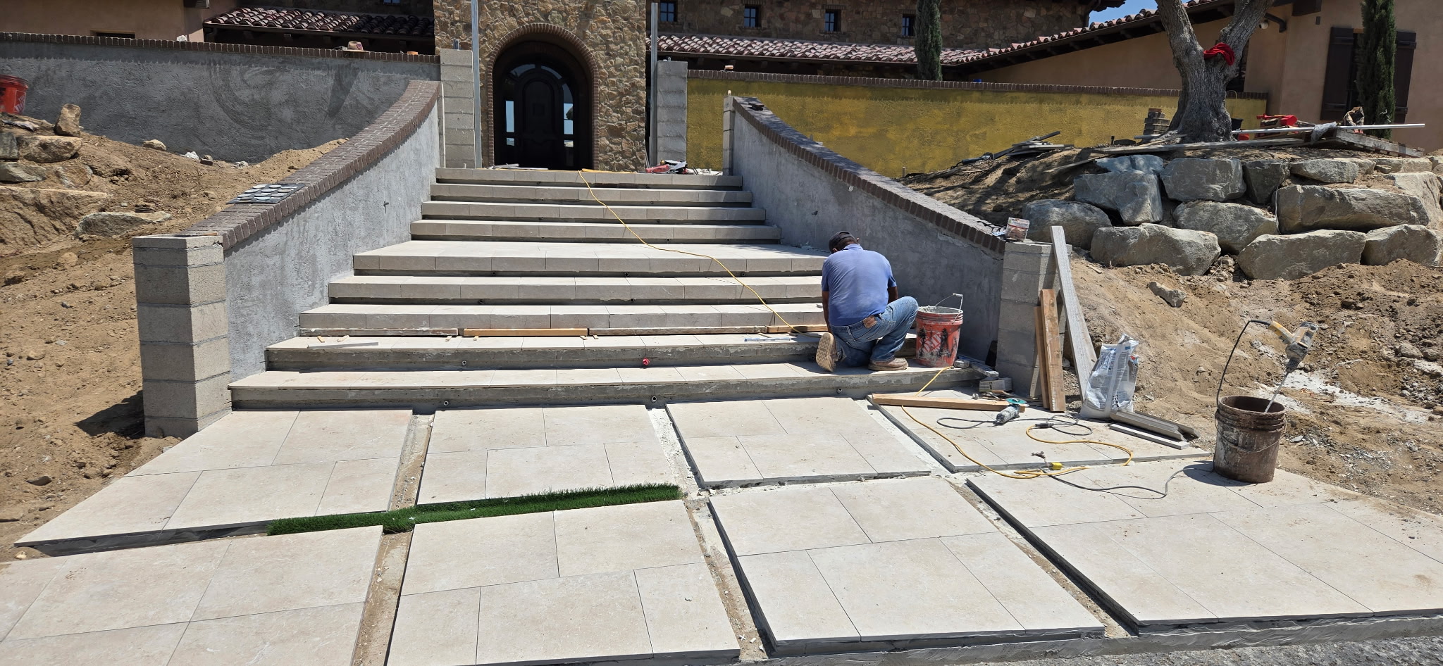 Finished concrete work by Rancho La Playa